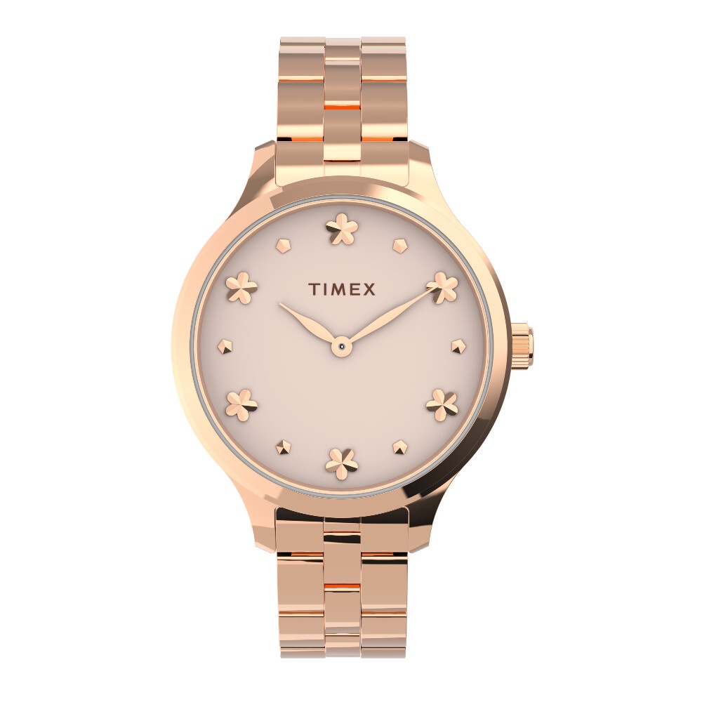 Timex TW2V23400 TREND PEYTON นาฬิกาข้อมือผู้หญิง สายสแตนเลส Rose Gold-Tone หน้าปัด 36 มม.
