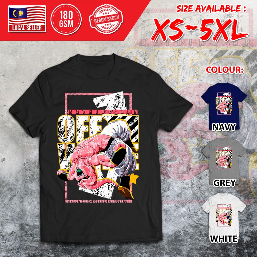OFFWHITE x Dragon Ball Street Style Streetwear Cotton [XS-5XL] Short Sleeve T-Shirt Baju T Shirt OFV1-SS-0005_04