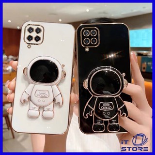 เคส Samsung A12 A22 4G A22 5G M12 M22 4G M32 4G A32 A52 A52S A33 5G A53 5G Astronaut With Bracket Soft Case 2C-YHY