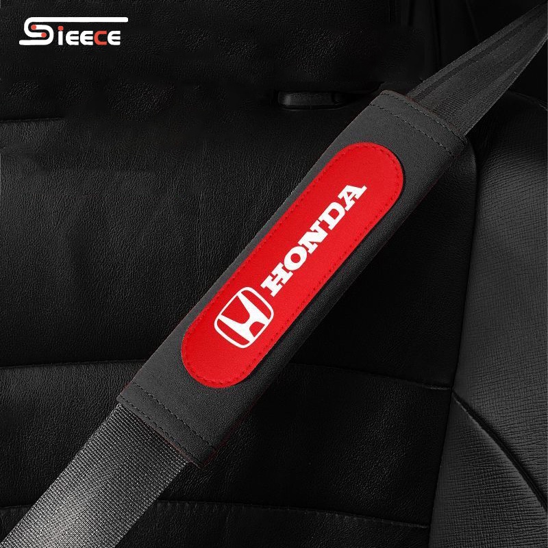 Sieece ปลอกหุ้มพวงมาลัยรถยนต์ หนังไมโครไฟเบอร์ ระบายอากาศ กันลื่น สําหรับ Honda City Jazz Brio Civic HRV Mobilio Accord CRV BRV Fit Vezel Odyssey