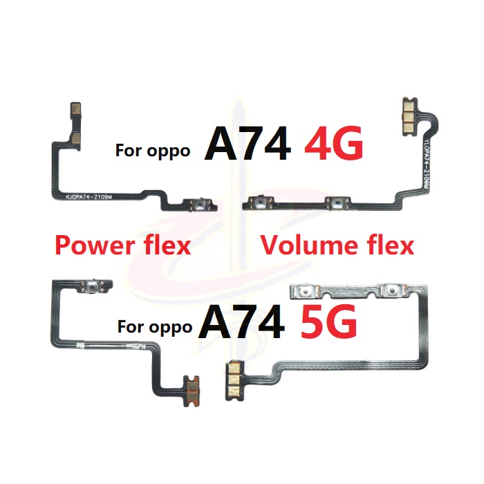 ปุ่มเปิดปิด แพรสวิตช์ สําหรับ OPPO A74 4G 5G A53S A55