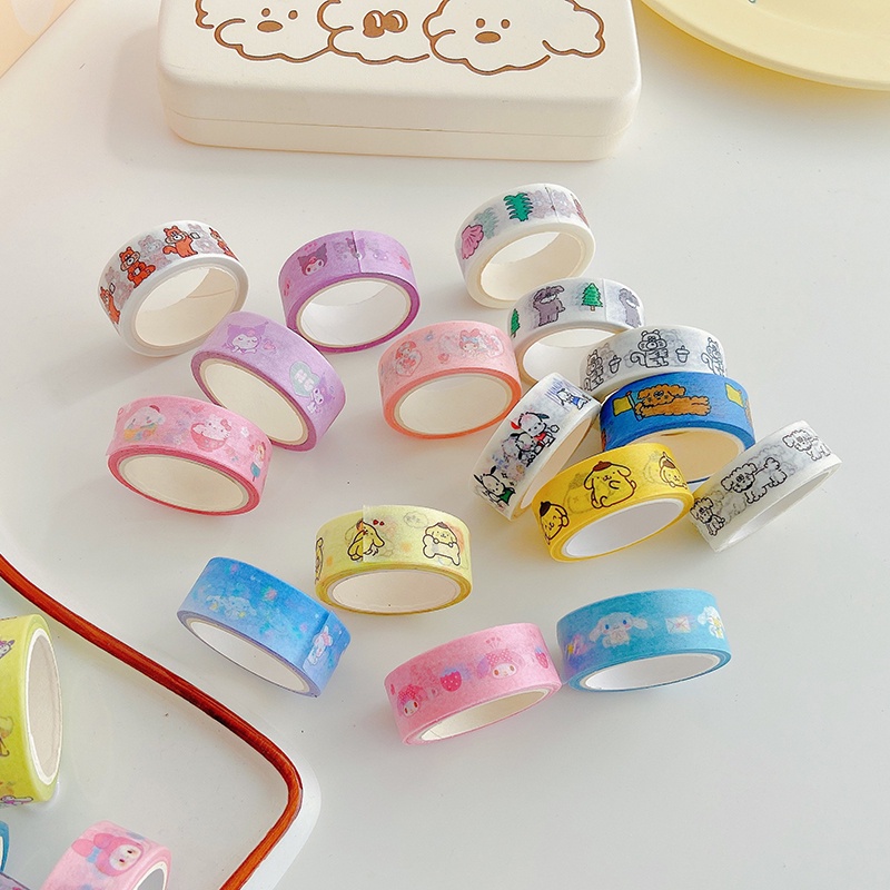 สติกเกอร์เทปวาชิ ลายการ์ตูน Sanrio Avatar ขนาด 5 เมตร สําหรับตกแต่งสมุดภาพ