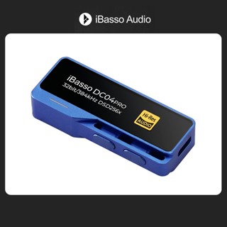 Ibasso DC04 Pro CS43131 แอมป์ถอดรหัสเสียง DAC Type C เป็น 3.5 มม. 4.4 มม. HiFi DSD256x สําหรับโทรศัพท์ Android