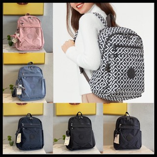 Kipling ใหม่ กระเป๋าเป้สะพายหลัง ความจุขนาดใหญ่ พร้อมล้อลาก 6 สี K2189