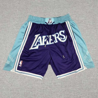 ขาย ❖กางเกงขาสั้น กางเกงบาสเก็ตบอล ลาย just don 76ers Lakers Raptors Bulls hydrangea สีเหลือง