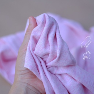 Omocha - [Pink sakura / Pink pastel gray] Side pillow case : ปลอกหมอนข้าง ผ้าเจอร์ซี่