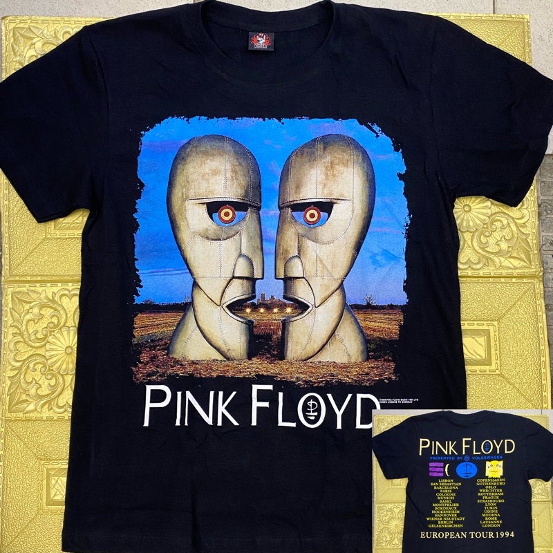 เสื้อยืดแขนสั้น พิมพ์ลาย Pink Floyd Rock