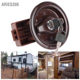  Aries306 ล็อคประตูห้องน้ำห้องน้ำ RV พร้อมกุญแจ 2 ดอกสำหรับรถพ่วงเรือยอชท์ Caravan Motorhome อุปกรณ์เสริมในรถยนต์