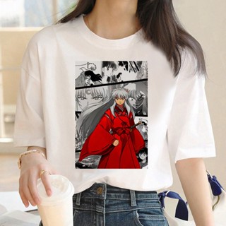 inuyasha top tees men manga y2k graphic white t shirt top tees clothes couple clothes vintage_01