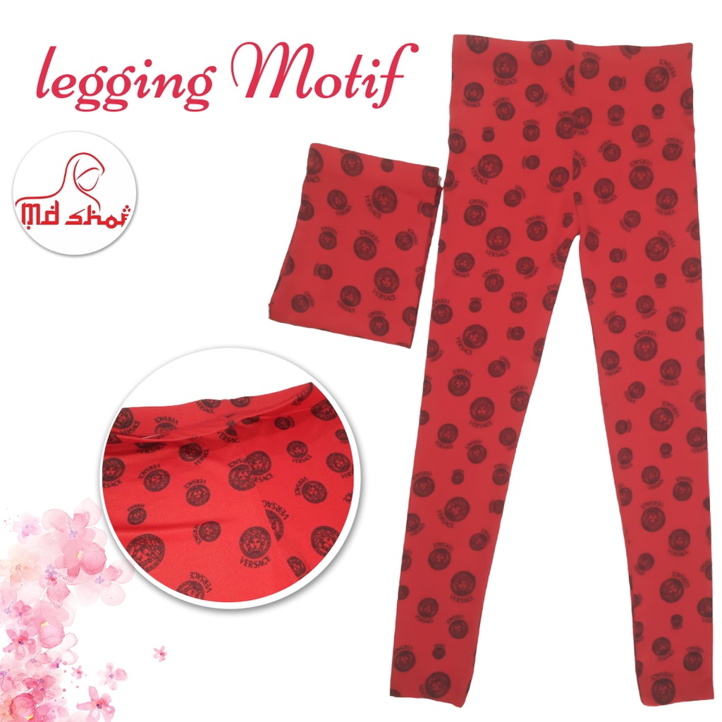 MD SHOP กางเกงเลกกิ้งลาย