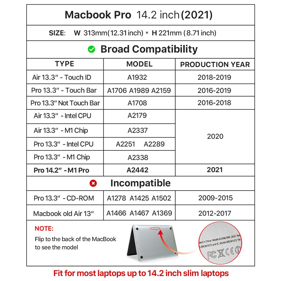 Hiram กระเป๋าแล็ปท็อปสําหรับ macbook Pro Air 13 A2337 A2338 M1 สําหรับ macbook Pro 14 กระเป๋าเอกสารหนัง