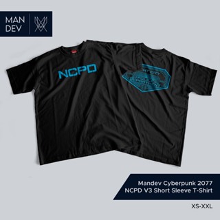 Mandev Cyberpunk 2077 NCPD V3 Short Sleeve T-Shirt_12