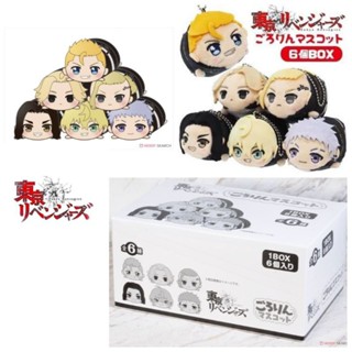 Tokyo Revengers Mamekororin Plush Doll Mascot BOX Complete 6 Gororin Mascot Set of 6 พวงกุญแจ ตุ๊กตา