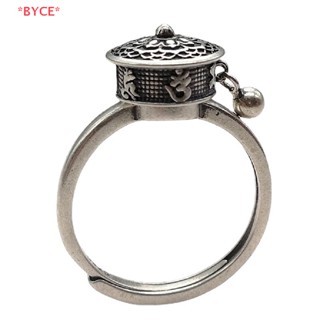 Byce&gt; แหวนบรรเทาความเครียด แบบดั้งเดิม ปรับได้ สไตล์เรโทร สําหรับผู้หญิง 1 ชิ้น