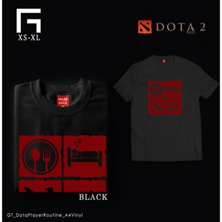 เสื้อยืดผู้หญิง เสื้อยืดสีขาว กราฟิก Tees MNL Dota ผู้เล่นประจําที่กําหนดเองเสื้อยืด Unisex T;} Tee_04