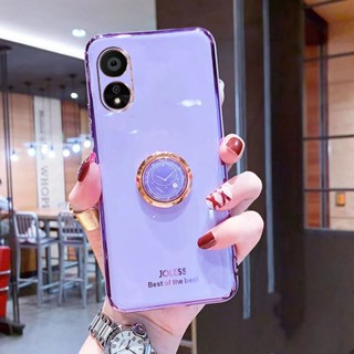 เคสโทรศัพท์สําหรับ OPPO A78 A17 A17K A15S A15 A16K Reno 8T 7Z 8Z 5Gมือถือแบบนิ่ม กันกระแทก พร้อมแหวนขาตั้ง