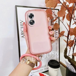 ใหม่ เคสโทรศัพท์มือถือ กันกระแทก พร้อมสายคล้องมือ สีชมพู สําหรับ OPPO Reno8 T 5G 4G Reno 8 8T 2023 Reno8T