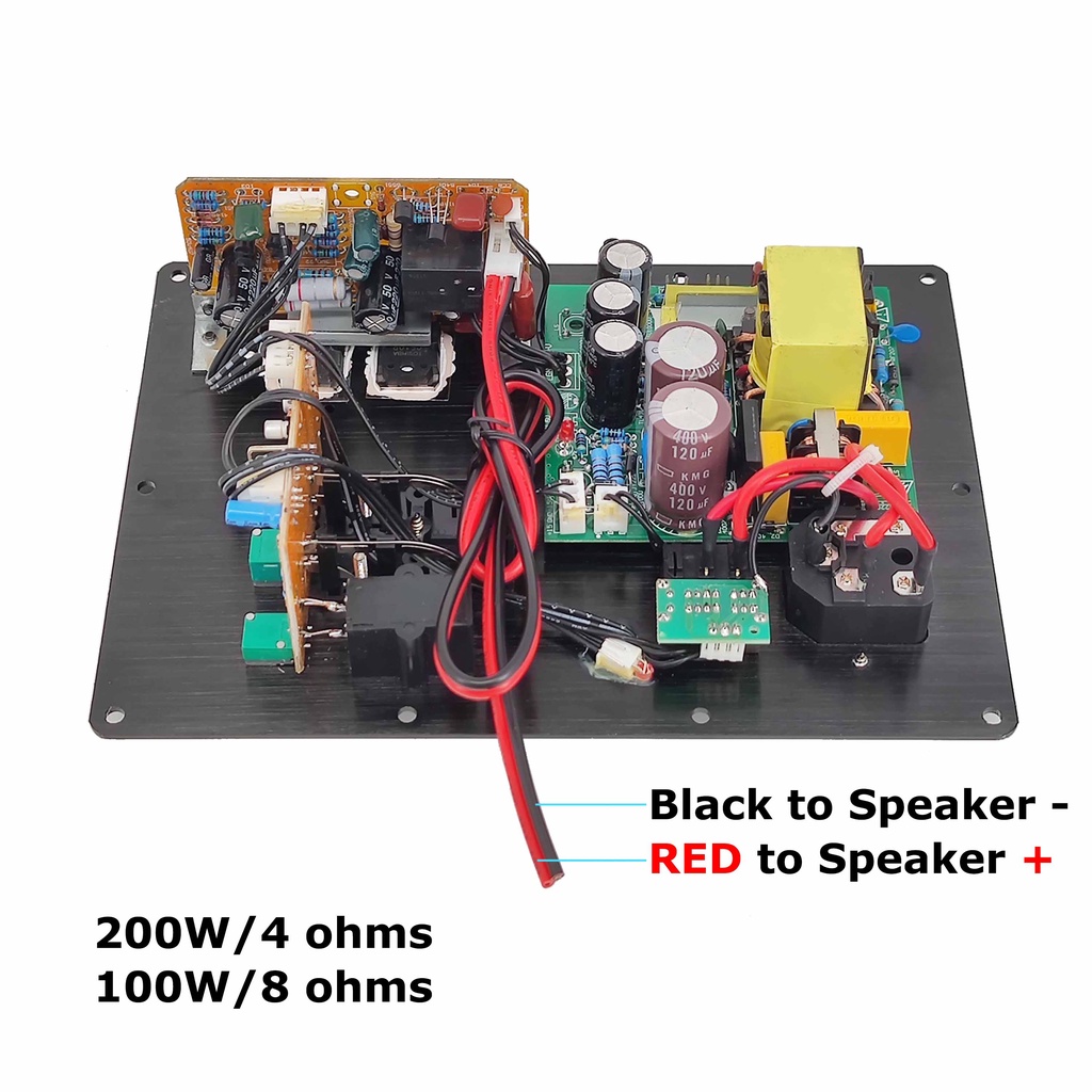 บอร์ดขยายเสียงซับวูฟเฟอร์ดิจิทัล 110V~220V 100W 200W เบสบริสุทธิ์ 4 โอห์ม 8 โอห์ม Diy