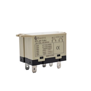 G7L-2P-TUBJ-CB POWER RELAY PNC เพาเวอร์ รีเลย์ แมกเนติก คอนแทคเตอร์ แอร์ แบบเงียบ 2P 30A 6ขา COIL: 12VDC, 24VDC,AC220V