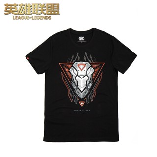 【พร้อมส่ง】League Of Legends LOL Source Plan Rob เสื้อยืดลําลอง ผ้าฝ้าย แขนสั้น คอกลม พิมพ์ลาย ทรงหลวม ใส่สบาย_03