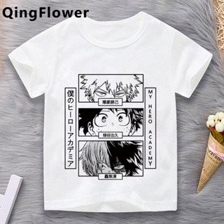 My Hero Academia Boku No Hero Academia Bakugou Todoroki big bother children clothes kawaii e girl alt t-shirt kids_04