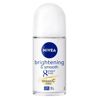 💦SuperSale63 นีเวีย NIVEA นีเวียโรลออน ลูกกลิ้งนีเวีย 50 ML สูตร Whitening