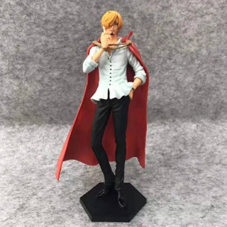 ฟิกเกอร์ One Piece Action Figurines Cake Island Wedding KOA Set Red Cloak Sanji สําหรับตกแต่งเค้ก งานแต่งงาน