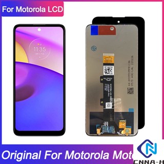 อะไหล่หน้าจอสัมผัสดิจิทัล LCD แบบเปลี่ยน สําหรับ Motorola MOTO E40 XT2159 MOTO E40