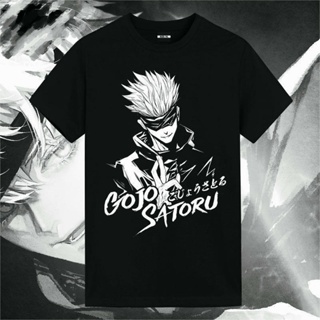 S-5XL Jujutsu kaisen เสื้อยืดแอนิเมชั่น อนิเมะ เทรนด์ญี่ปุ่น หลวม ห้า ความเข้าใจ ติด