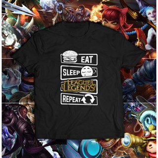 EAT SLEEP LEAGUE OF LEGENDS REPEAT T-SHIRT_01