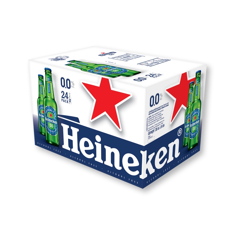 0Non-Alcoholic 24ขวดน้ำอัดลมและน้ำหวานHeineken 330มล.x 0ไฮเนเก้นไฮเนเก้นเครื่องดื่มมอลต์ไม่มีแอลกอฮอ