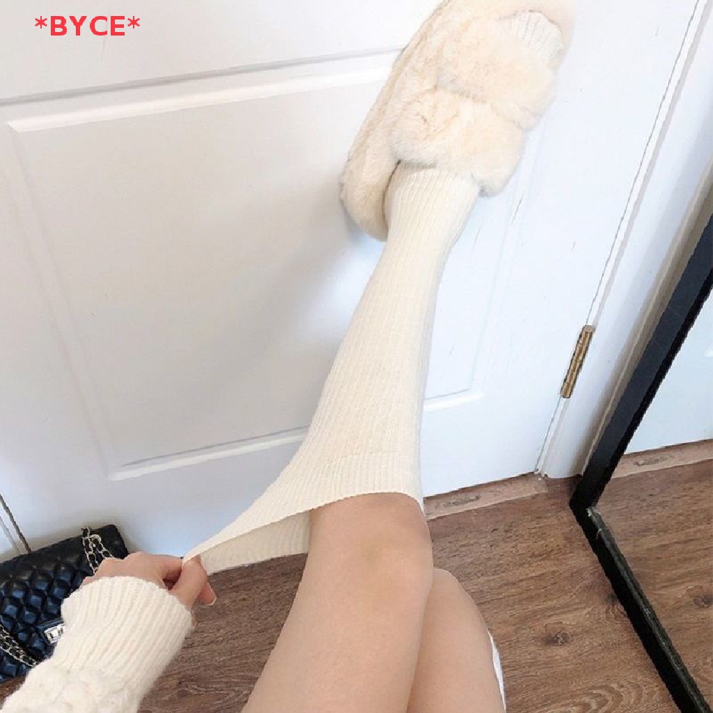 Byce> ถุงเท้าข้อกลาง ลายทาง สไตล์ญี่ปุ่น แฟชั่นฤดูหนาว