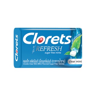 คลอเร็ท MINTAB มินต์แท็บเคลียร์มินต์ 18กCLORETSCLEAR MINT 18G