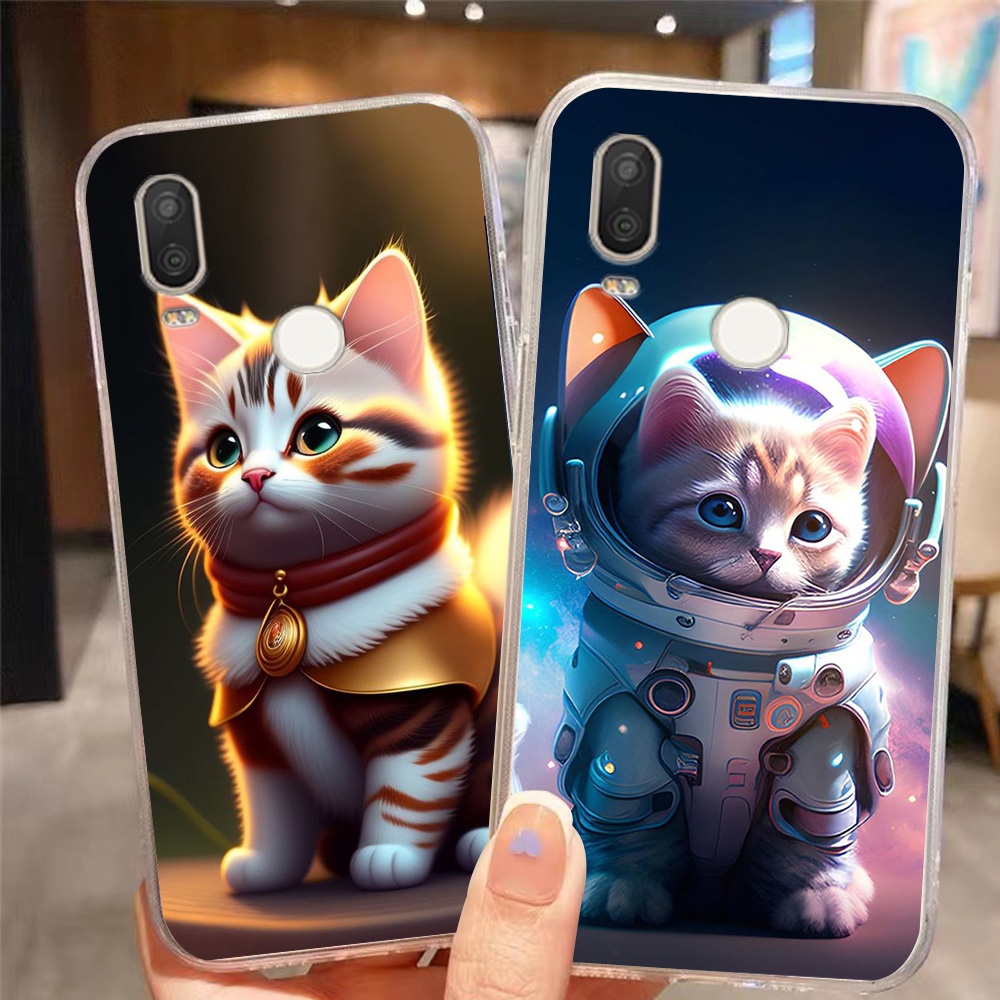 เคส Vsmart Active 1 / vsmart Active 1 Plus / vsmart Active 1+ พิมพ์ลายแมวน่ารักสุดน่ารัก