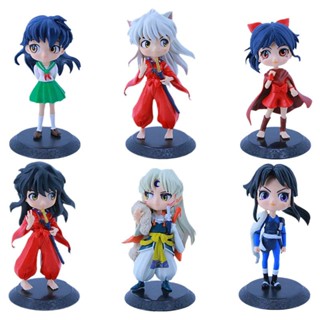 โมเดลฟิกเกอร์ PVC รูปการ์ตูนอนิเมะ Inuyasha ขนาด 15 ซม. เหมาะกับของขวัญวันเกิด สไตล์ญี่ปุ่น ของเล่นสําหรับเด็ก และผู้ใหญ่