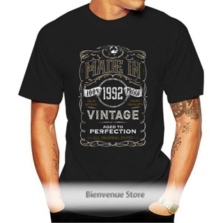 Men T-Shirt Made In 1992  Born 26th Year Birthday Age Present Vintage  Mens Gift Cool Casual Pride Men Unisex Funny_03