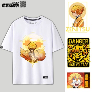 Demon Slayer∋✥Ghost Slayer Blade My Wife Shan Yi Mi Bean Summer T-shirt Short Sleeve Cotton Around J_08