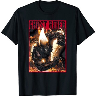 เสื้อยืด พิมพ์ลายกราฟฟิค Ghost Rider Fury สําหรับผู้ใหญ่