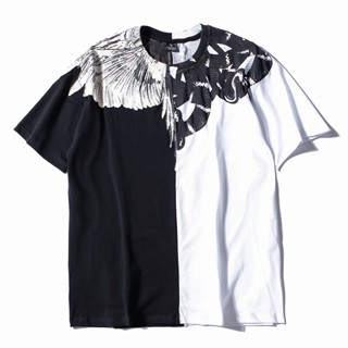 เสื้อยืด พิมพ์ลายกราฟฟิตี้ Marcelo Burlon Contrast Yanmar X47 Cruiser FOG สําหรับผู้ชาย