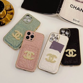 Bl เคสโทรศัพท์มือถือหนัง พร้อมช่องใส่บัตร หรูหรา สําหรับ iPhone 14 13 12 11 Pro Max iPhone 13 Pro Max