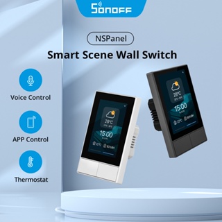 Sonoff NSPanel WiFi สมาร์ทเทอร์โมสวิตช์ฉากผนัง US LCD หน้าจอสัมผัส All-in-one รีโมทคอนโทรลบ้าน