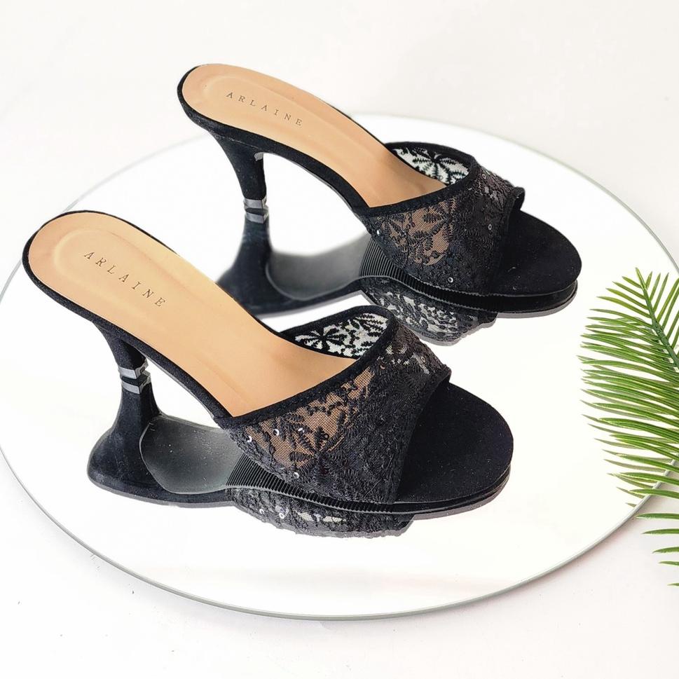 Arlaine - NEW Miracle Hh Heels Women / Brukat Heels / Party Heels / Heels 7cm / Sandal Heels Women [