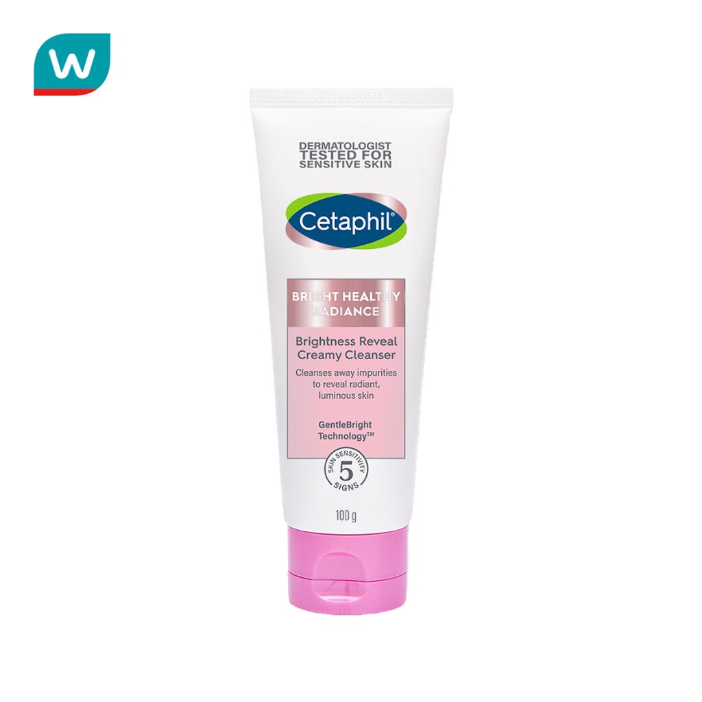 Cetaphil เซตาฟิล ไบรท์ เฮลธ์ตี้ เรเดียนซ์ ไบรท์เนส รีวีล ครีมมี่ คลีนเซอร์ 100กรัม