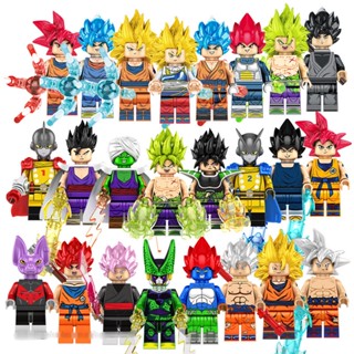 ของเล่นบล็อกตัวต่อเลโก้ Vegeta Broly Son Gohan ขนาดเล็ก