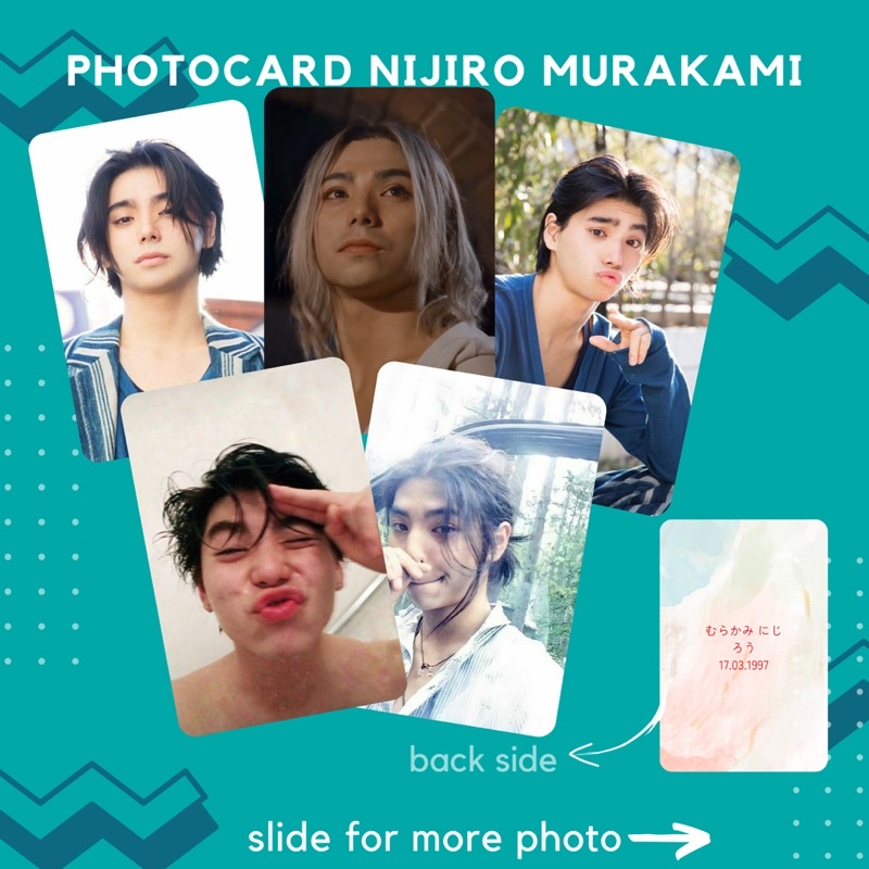[UNOFFICIAL] PHOTOCARD NIJIRO MURAKAMI CHISHIYA ALICE IN BORDERLAND CAST JAPANESE ACTOR KEYCHAIN MER