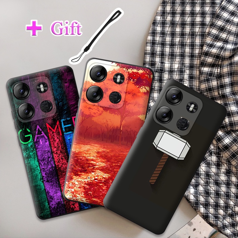 Tecno Pop 7 Pro BF7 เคสรูปแบบสร้างสรรค์ซิลิโคนกันกระแทกเต็ม Tecno Pop 7 Pro BF7 เคสโทรศัพท์