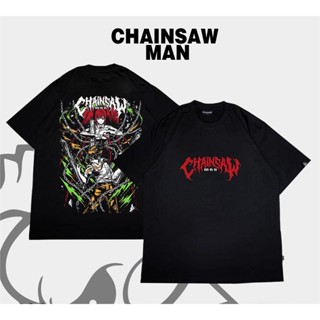 แฟชั่น👕 Chainsaw Man - อนิเมะปีศาจ เสื้อผู้ชาย เสื้อยืด Original Unisex