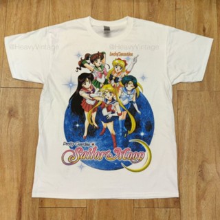 SAILOR MOON [DTG GILDAN PREMIUM][FIGHT LIKE A GIRL] เสื้อลายการ์ตูน เสื้อวง เสื้อทัวร์