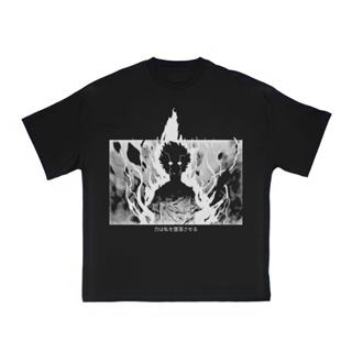 เสื้อยืด ขนาดใหญ่ พิมพ์ลาย Morale Turpitude "Mob Psycho 100" | สีดํา | เสื้อยืด ขนาดใหญ่ | วินเทจ | เสื้อท็อป | เสื_08