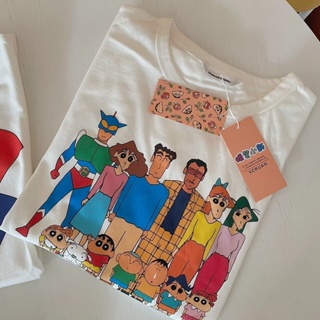 尾货清仓剪标专柜卡通动漫蜡笔小新纯棉T恤-Crayon Shin-chan T-shirt export customs clearance cartoon cartoon short sleeve_12